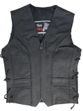 Ladies Leather Waistcoat