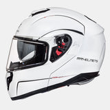 MT Atom SV Flip-Up Motorcycle Helmet Gloss Pearl White