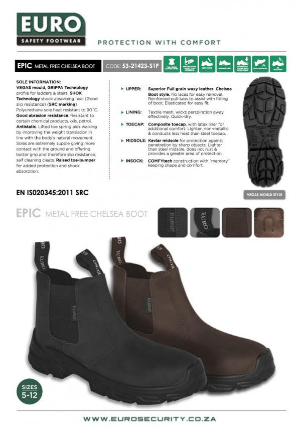 Euro Epic Metal Free Chelsea Boot