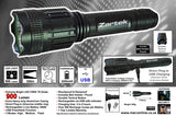 Zartek ZA415 USB Rechargeable LED Flashlight Torch