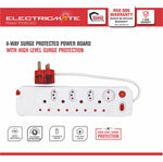 Electricmate 8-Way Power Board with High Level Surge Protection