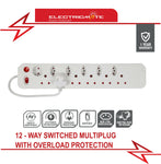 Electricmate 12-Way Multiplug with Overload Protection