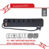 Electricmate 12-Way Multiplug with Overload Protection