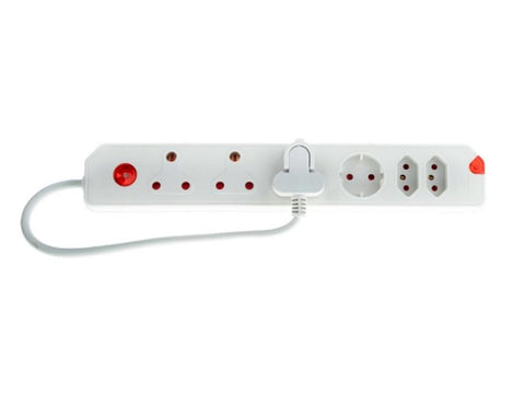 Electricmate 6-Way Multiplug with Overload Protection