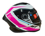 MT Stinger 2 Mint Motorcycle Helmet Pink