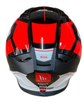 MT Stinger 2 Mint Motorcycle Helmet Red