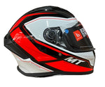 MT Stinger 2 Mint Motorcycle Helmet Red