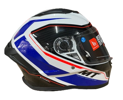 MT Stinger 2 Mint Motorcycle Helmet Blue