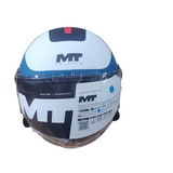 MT Street S Tino Blue Motorcycle Helmet