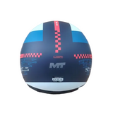 MT Street S Tino Blue Motorcycle Helmet