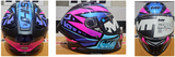 MT Stinger 2 Rush Pink helmet