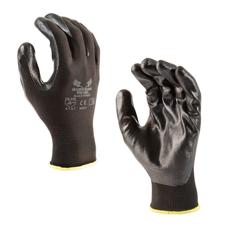 Black Knight Spandex & Nitrile Gloves