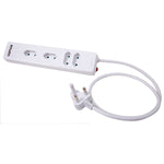 4-Way Electrical Multiplug with USB