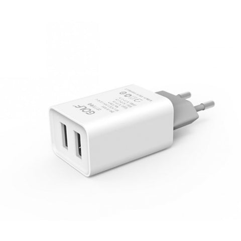 USB Mains Charger Dual USB 2.1A