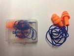 Reusable Ear plugs with cord & case - 12-pack