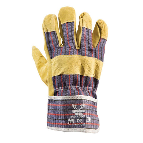 Pigskin Candy Stripe Gloves