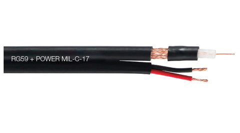 Coaxial Cable RG59 + Power Cable