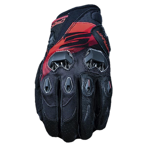 FIVE FLV Stunt Evo Replica Gloves Black & Red