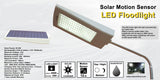 LED Floodlight with Solar Panel & Motion Sensor