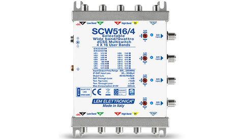 Intelligent 5-Cable SCR/dCSS/Legacy Multiswitch