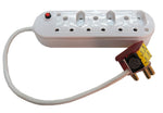 Electrical Multiplug 3x5A, 3x15A with Wonder Surge Protection